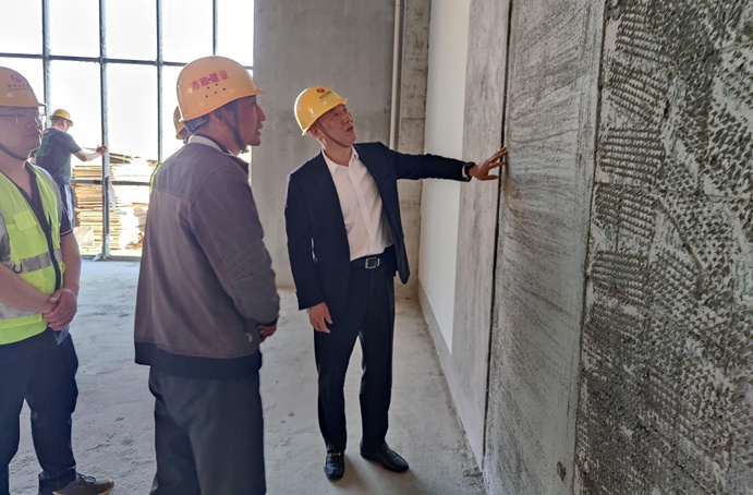 徐旭前往市政公用城三期項(xiàng)目、市政綠色建材科技產(chǎn)業(yè)園項(xiàng)目調(diào)研