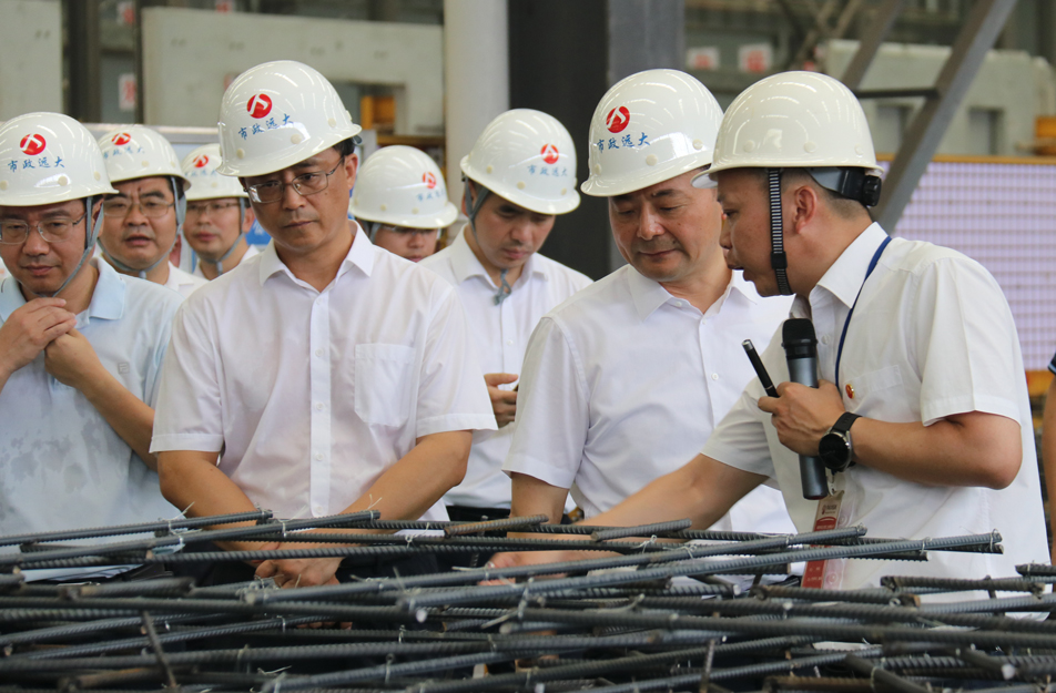 江西省人民政府副省長陳敏到市政遠大公司調(diào)研裝配式建筑產(chǎn)業(yè)發(fā)展情況