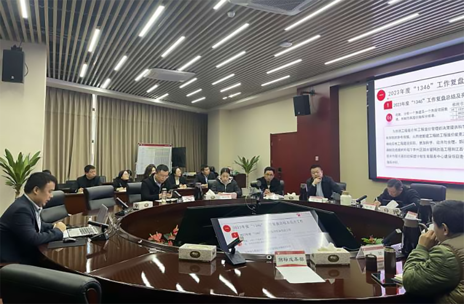 南昌市政建設集團召開工程部、招標成本部2023年度工作復盤總結會
